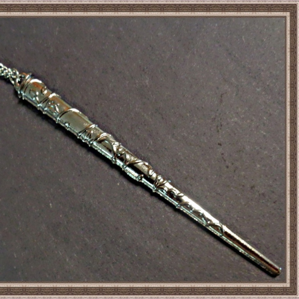 Harry Potter Hermione Wand Inspired Necklace